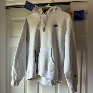 Grey champion hoodie